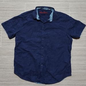 Robert Graham blue button-down shirt XL